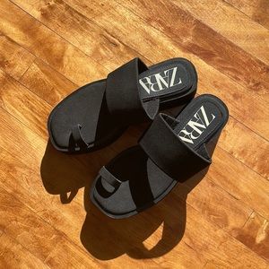 Zara platform sandals